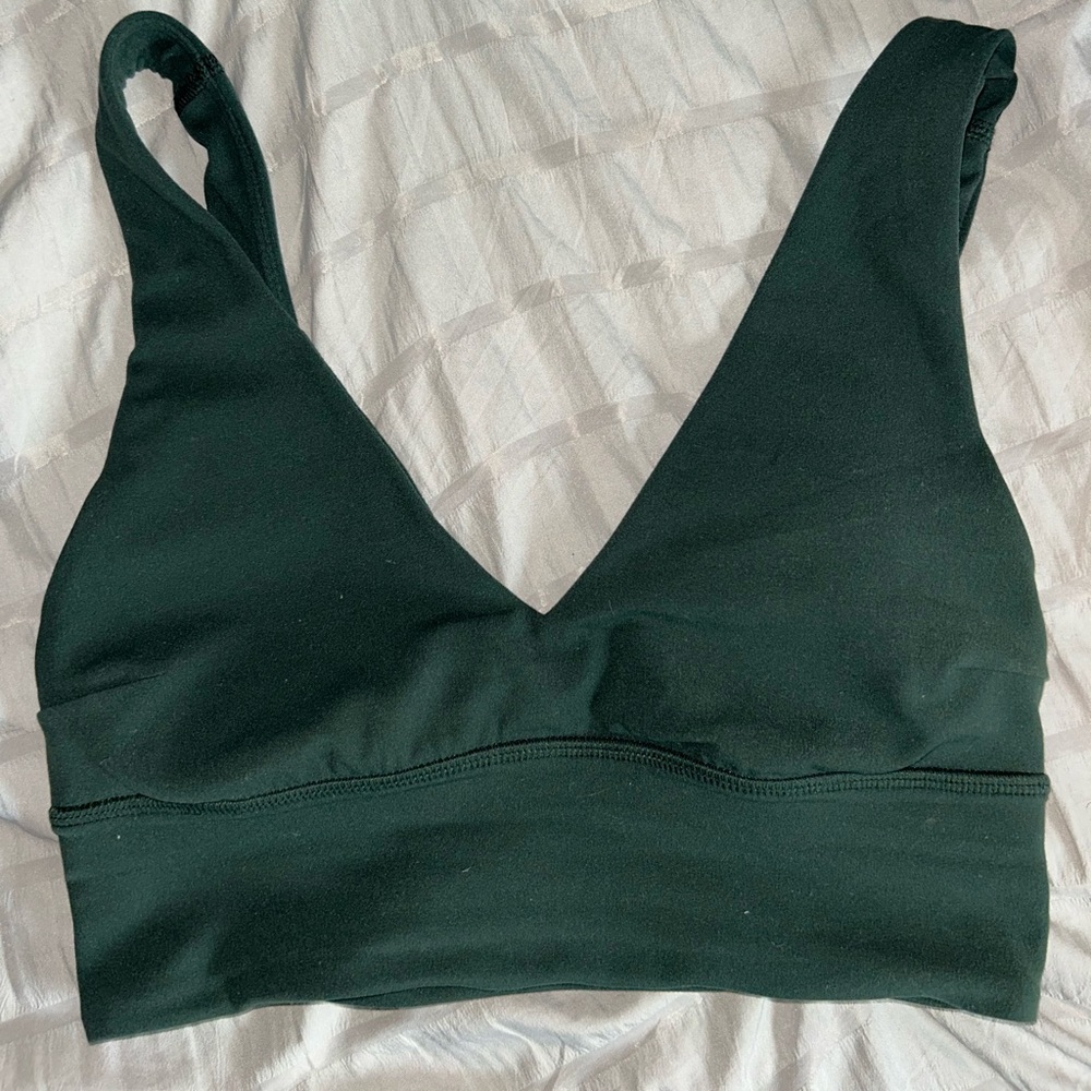 Lululemon Dark Green Sports Bra